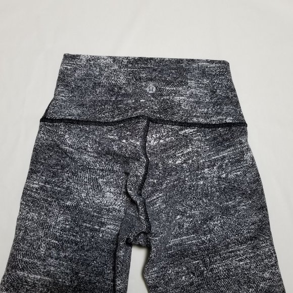 Lululemon Rush Jacquard Luon High Rise Wunder Under 7/8 Tights - Picture 3 of 7